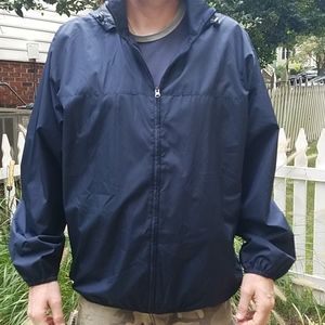 Men's lightweight packable raincoat